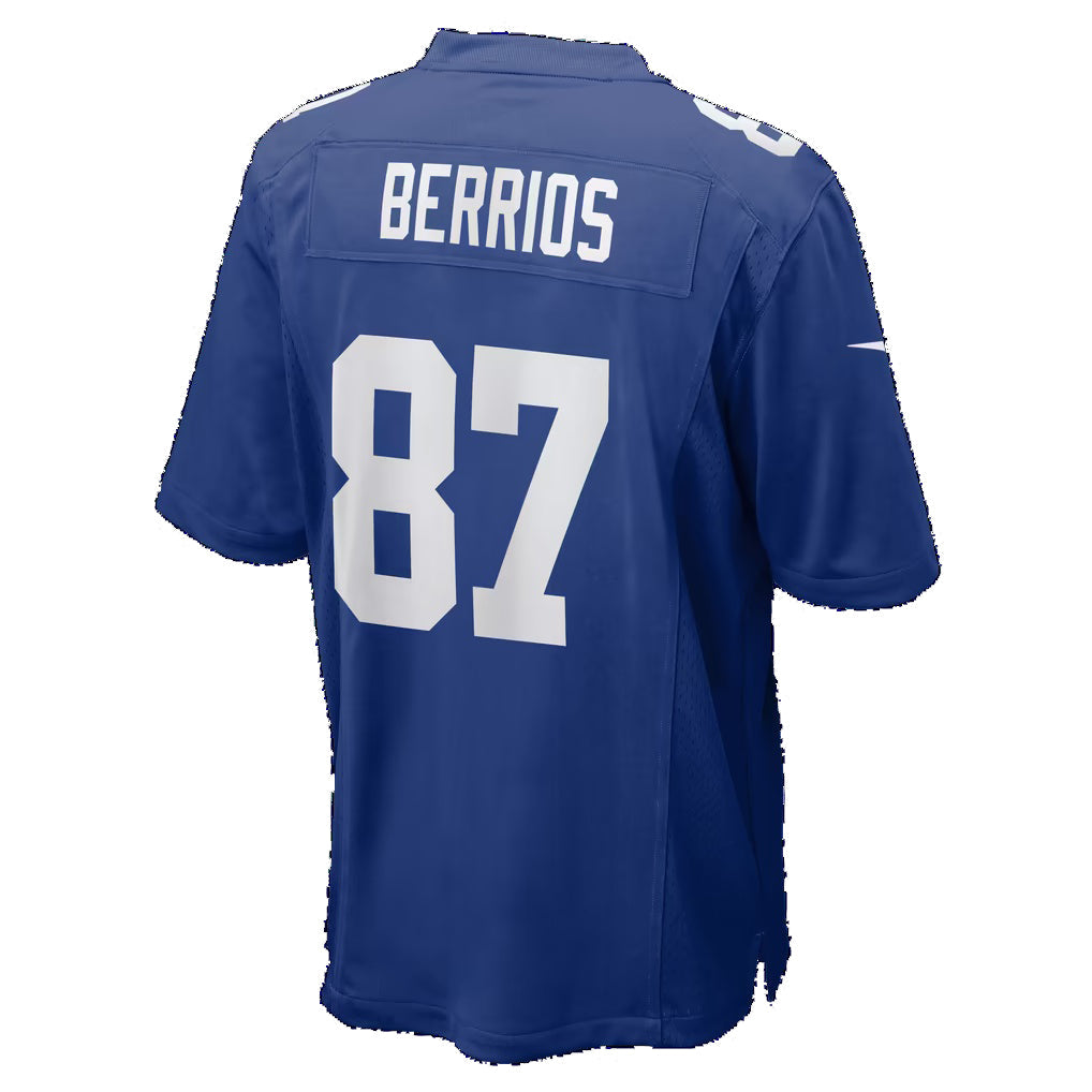 NY.Giants #87 Braxton Berrios Royal Team Game jersey BUTLER