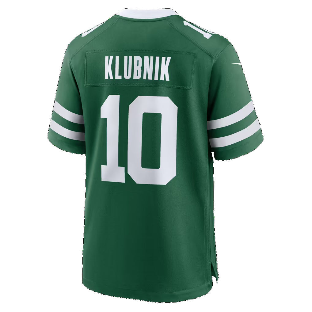 NY.Jets #10 Cade Klubnik Legacy Green Team Game jersey BUTLER