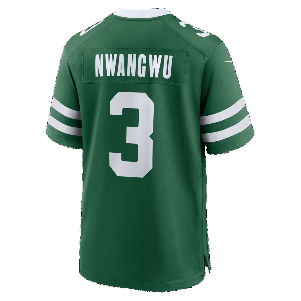 NY.Jets #3 Kene Nwangwu Legacy Green Team Game jersey BUTLER