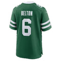 NY.Jets #6 Dane Belton Legacy Green Team Game jersey BUTLER