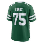 NY.Jets #75 Brant Banks Legacy Green Team Game jersey BUTLER
