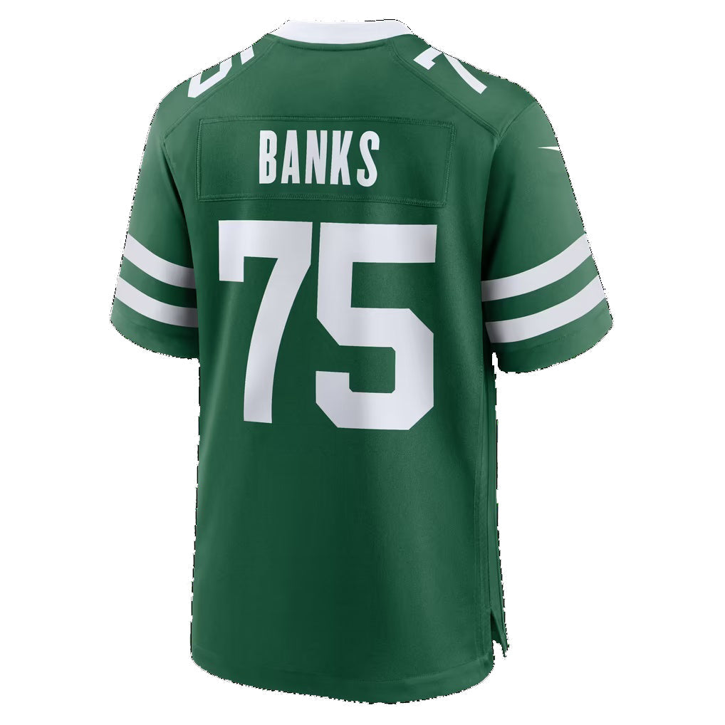 NY.Jets #75 Brant Banks Legacy Green Team Game jersey BUTLER