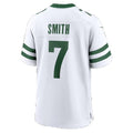 NY.Jets #7 Geno Smith Legacy White Game jersey BUTLER