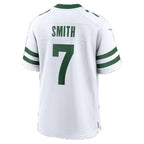 NY.Jets #7 Geno Smith Legacy White Game jersey BUTLER
