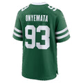 NY.Jets #93 David Onyemata Legacy Green BUTLER Team Game Jersey