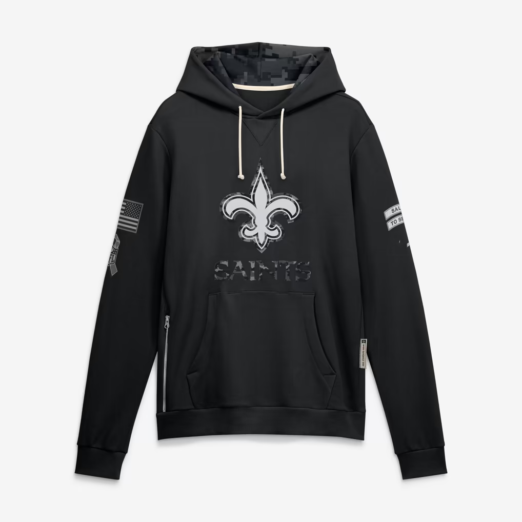 NO.Saints 2026 Salute To Service Club Pullover Hoodie Cheap sale Birthday and Christmas gifts Stitched American Jersey BUTLER