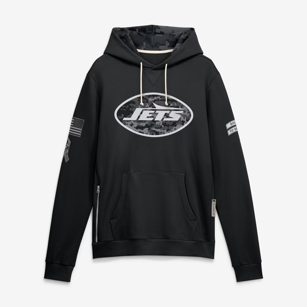 NY.Jets 2026 Salute To Service Club Pullover Hoodie Cheap sale Birthday and Christmas gifts Stitched American Jersey BUTLER