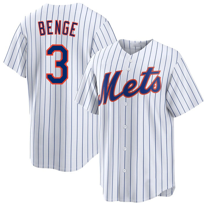 New York Mets #3 Carson Benge 2026 White Cool Base Stitched Jersey BUTLER