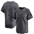 New York Mets #3 Carson Benge Navy City Connect Stitched Jersey BUTLER