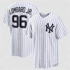 New York Yankees #96 George Lombard Jr White Home Limited Stitched Jersey BUTLER