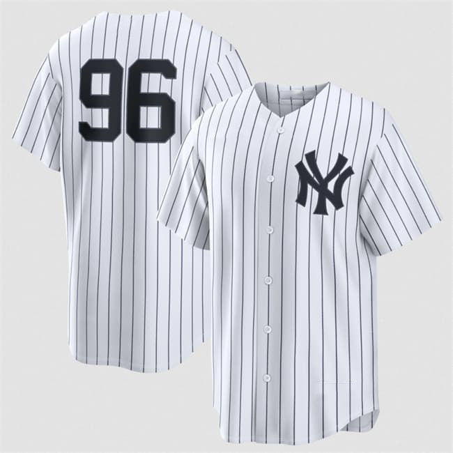 New York Yankees #96 George Lombard Jr White No Name Home Limited Stitched Jersey BUTLER