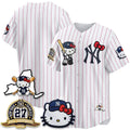 New York Yankees Stripes White BUTLER Meow KT 2026 Vapor Limited All Stitched Jersey 2