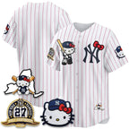 New York Yankees Stripes White BUTLER Meow KT 2026 Vapor Limited All Stitched Jersey 2
