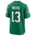 P.Eagles #13 Dontayvion Wicks Kelly Green Alternate Game jersey BUTLER