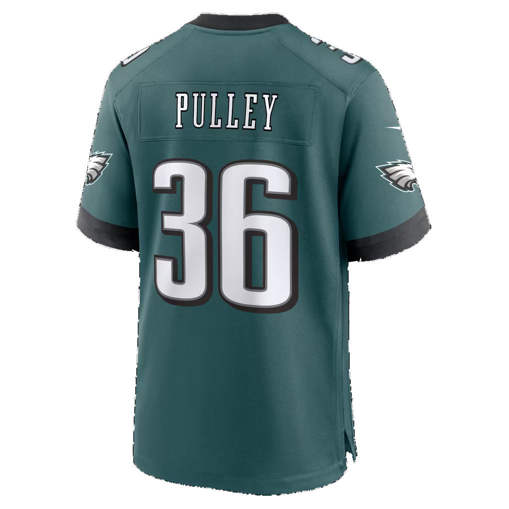 P.Eagles #36 Maximus Pulley Midnight Green Team Game jersey BUTLER