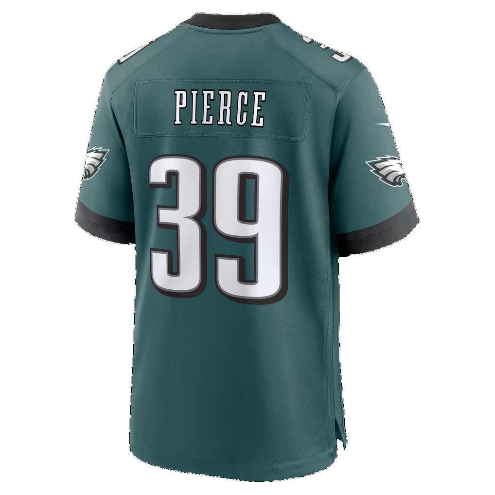 P.Eagles #39 Dameon Pierce Midnight Green Team Game jersey BUTLER