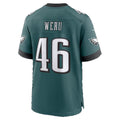 P.Eagles #46 Joshua Weru Midnight Green Team Game jersey BUTLER