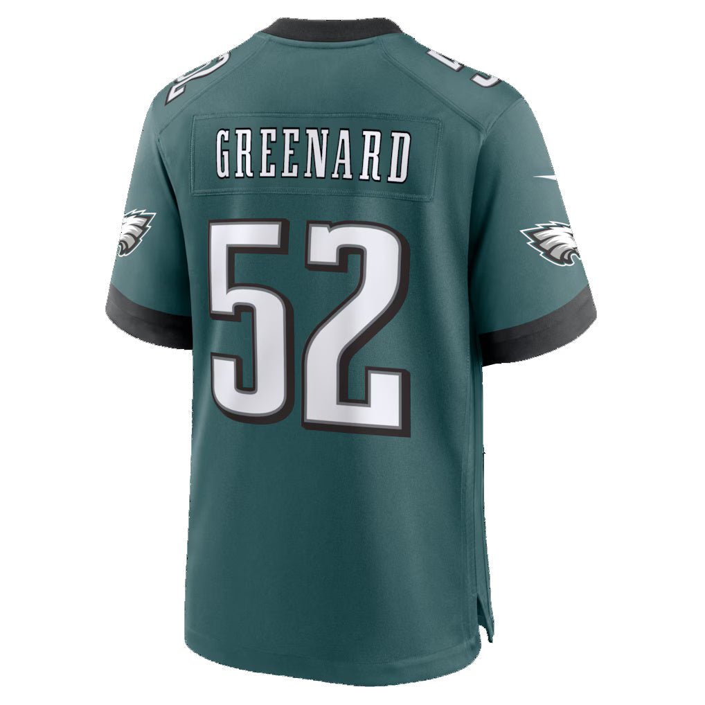 P.Eagles #52 Jonathan Greenard Midnight Green Team Game Jersey BUTLER