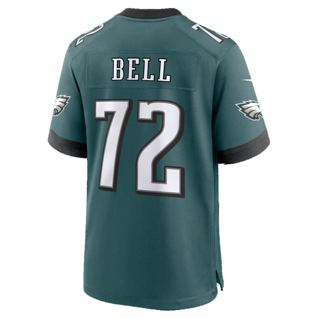 P.Eagles #72 Markel Bell Midnight Green Team Game Jersey BUTLER