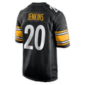 P.Steelers #20 Rayshawn Jenkins Black Team Game jersey BUTLER