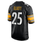 P.Steelers #25 DeShon Elliott Black Game jersey BUTLER