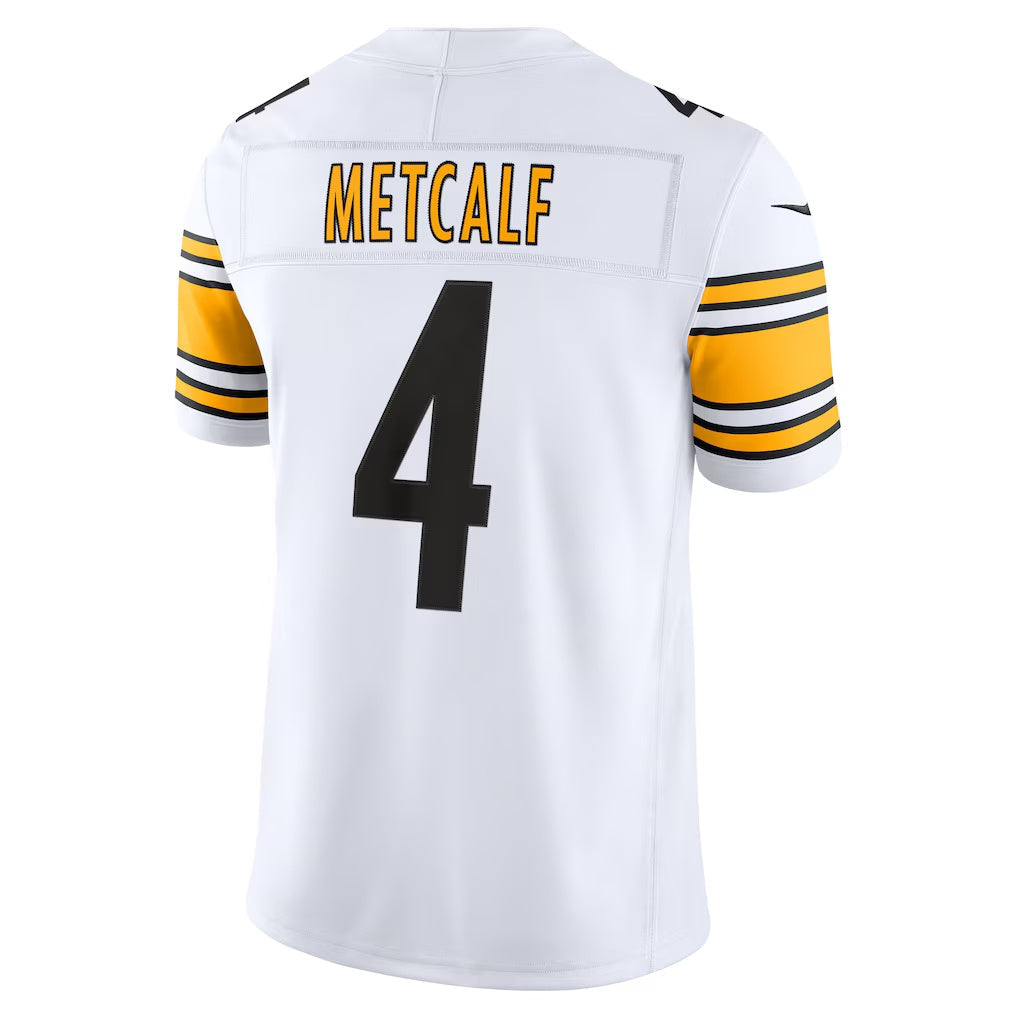 P.Steelers #4 DK Metcalf White Vapor F.U.S.E. Stitched Limited Jersey BUTLER