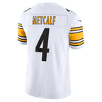 P.Steelers #4 DK Metcalf White Vapor F.U.S.E. Stitched Limited Jersey BUTLER