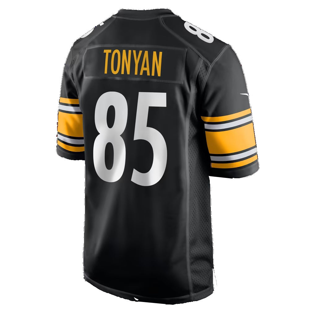 P.Steelers #85 Robert Tonyan Black Team Game jersey BUTLER