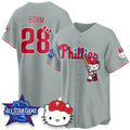Philadelphia Phillies #28 Alec Bohm Gray BUTLER Meow KT Vapor Limited V2 Stitched Jersey