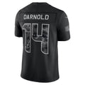 S.Seahawks #14 Sam Darnold Black 2026 Salute to Service Stitched Limited jersey BUTLER