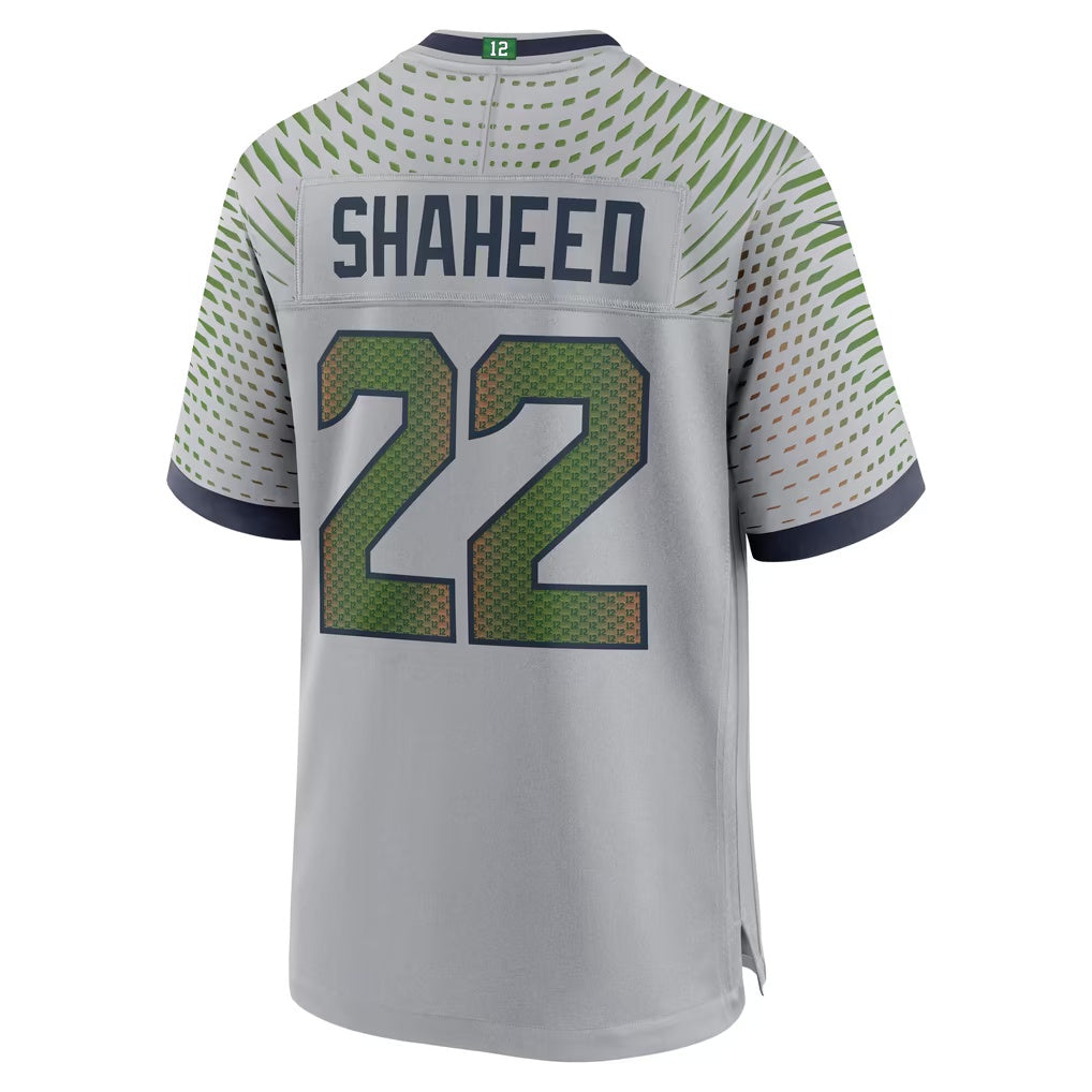 S.Seahawks #22 Rashid Shaheed Gray BUTLER Rivalries Collection Game Jersey