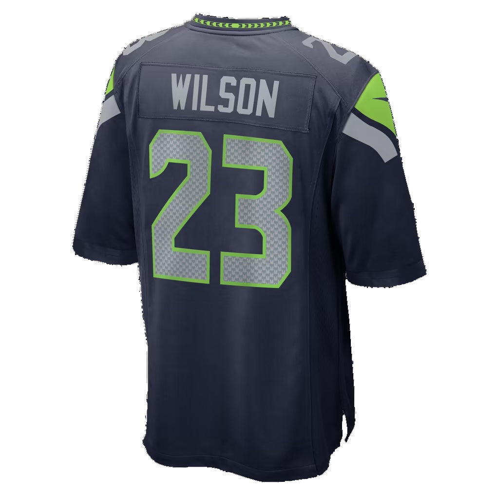 S.Seahawks #23 Emanuel Wilson College Navy Team Game jersey BUTLER