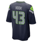 S.Seahawks #43 Maxen Hook College Navy Team Game Jersey BUTLER