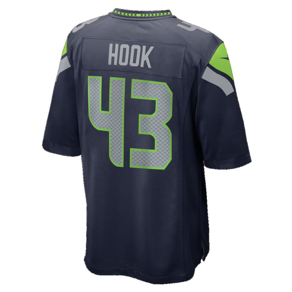 S.Seahawks #43 Maxen Hook College Navy Team Game Jersey BUTLER