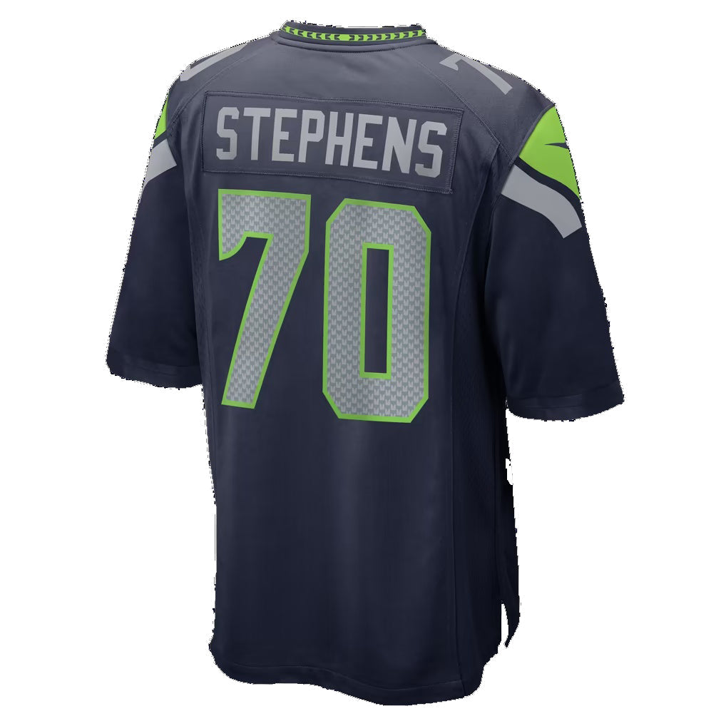 S.Seahawks #70 Beau Stephens College Navy Team Game jersey BUTLER