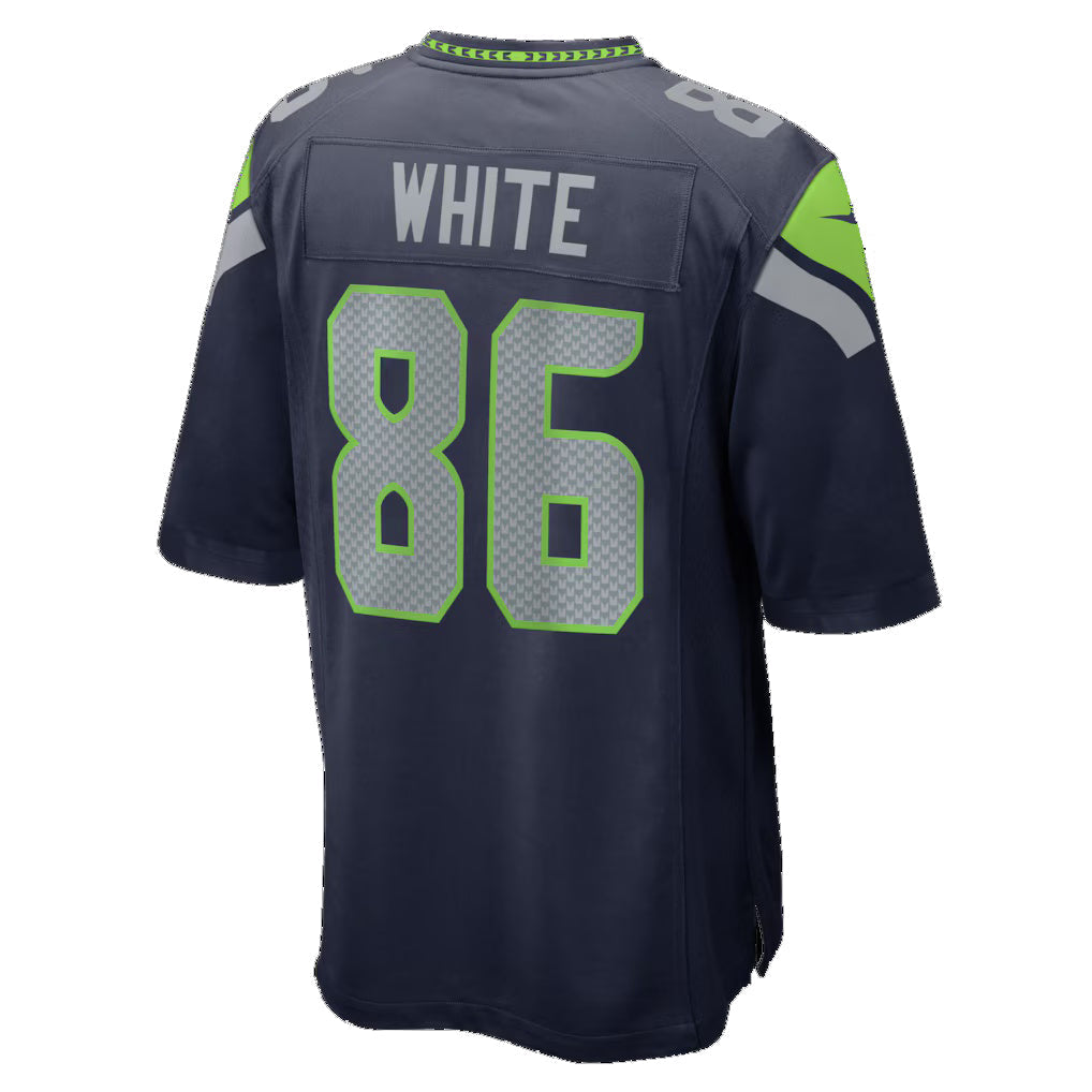 S.Seahawks #86 Ricky White College Navy Team Game Jersey BUTLER