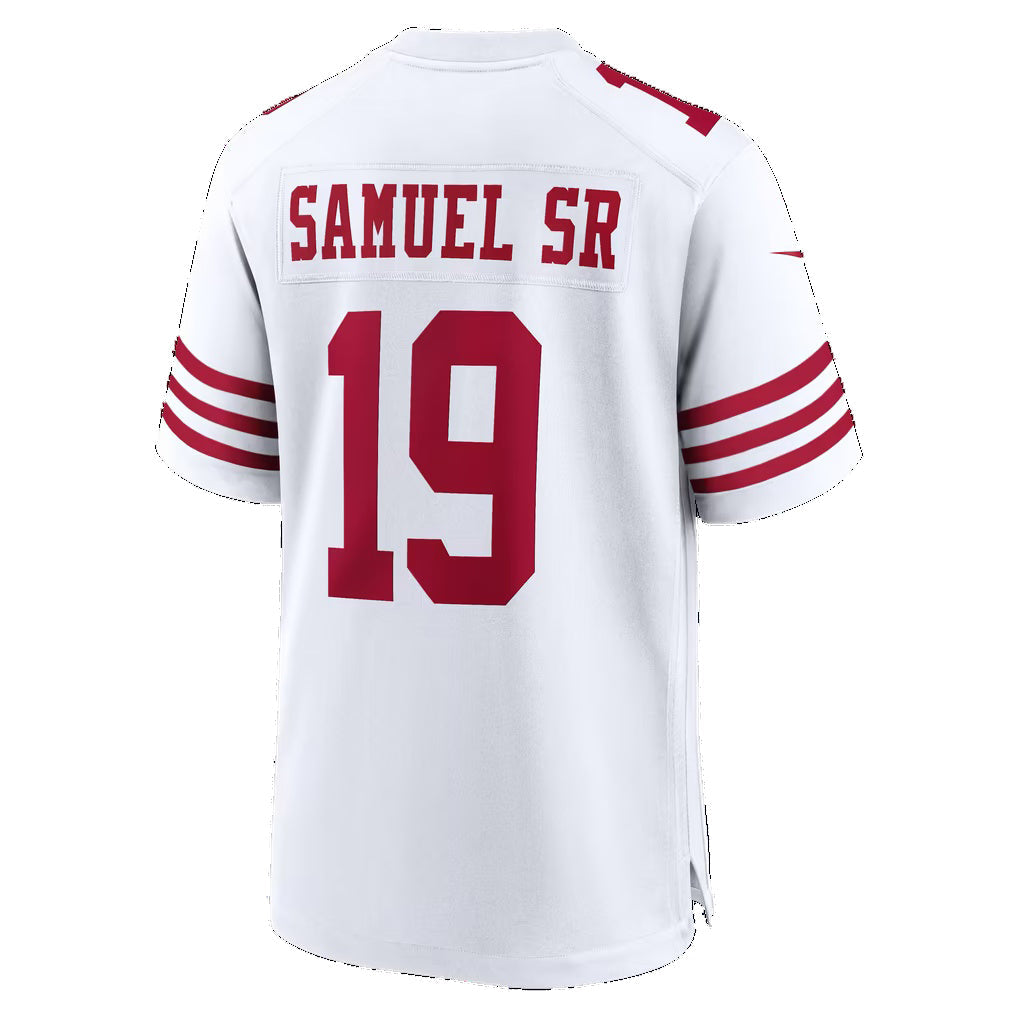 SF.49ers #19 Deebo Samuel Sr White Game jersey BUTLER