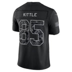 SF.49ers #85 George Kittle Black 2026 Salute to Service Stitched Limited jersey BUTLER