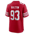 SF.49ers #93 Gracen Halton Scarlet Team Game jersey BUTLER