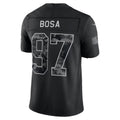 SF.49ers #97 Nick Bosa Black 2026 Salute to Service Stitched Limited jersey BUTLER