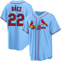 St. Louis Cardinals #22 Joshua Baez Blue Cool Base Stitched Jersey BUTLER