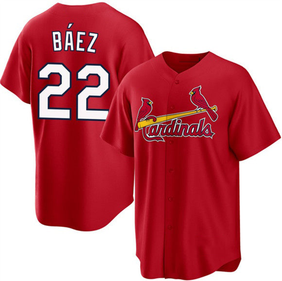 St. Louis Cardinals #22 Joshua Baez Red Cool Base Stitched Jersey BUTLER