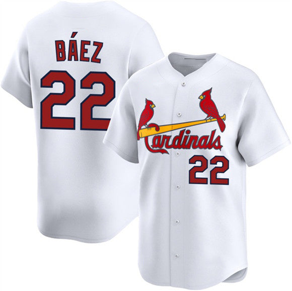 St. Louis Cardinals #22 Joshua Baez White Home Limited Stitched Jersey BUTLER