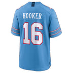 T.Titans #16 Hendon Hooker Light Blue Team Game jersey BUTLER