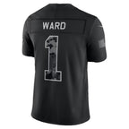 T.Titans #1 Cameron Ward Black 2026 Salute to Service Stitched Limited jersey BUTLER