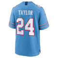 T.Titans #24 Alontae Taylor Light Blue Team Game jersey BUTLER