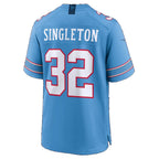 T.Titans #32 Nicholas Singleton Light Blue Team Game jersey BUTLER