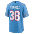T.Titans #38 Terrell Burgess Light Blue Team Game jersey BUTLER
