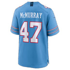 T.Titans #47 Jalen McMurray Light Blue Team Game jersey BUTLER