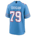 T.Titans #79 Pat Coogan Light Blue Team Game jersey BUTLER